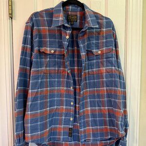 Mens Lucky Brand Flannel Button-up - Size XL